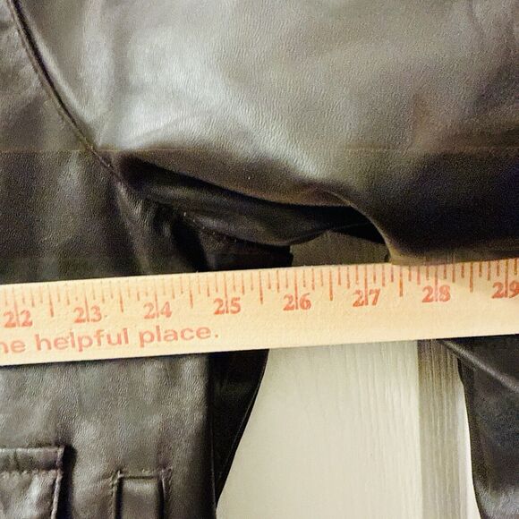 VTG 1980s Excelled USAF A-2 Military Flight Leather Jacket XL Brown Made In USA - Picture 11 of 13